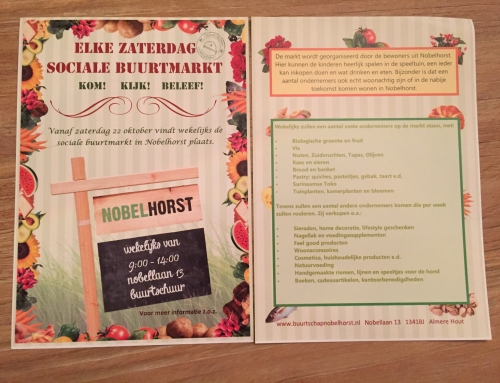 Flyers Sociale Buurtmarkt