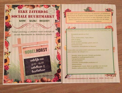 Flyers Sociale Buurtmarkt